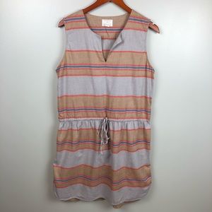 Caslon Tan Cotton Dress